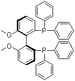 结构式 CAS# 133545-17-2, (S)-(-)-(6,6'-二甲氧基联苯-2,2'-基)双(二苯基膦)