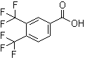 结构式 CAS# 133804-66-7, 3,4-二(三氟甲基)苯甲酸