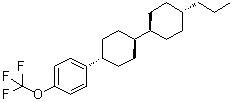 结构式 CAS# 133937-72-1, 4-[反式-4-(反式-4-丙基环己基)环己基]-1-三氟甲氧基苯