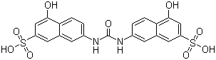 structure of CAS# 134-47-4, 6,6'-Ureylene-bis(1-naphthol-3-sulfonic acid);7,7'-(Carbonyldiimino)bis[4-hydroxy-2-naphthalenesulfonic acid] ; 4,4'-Dihydroxy-7,7'-ureylenedi(naphthalene-2-sulphonic acid)