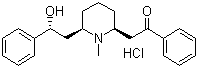 alpha-Lobeline hydrochloride molecular structure (CAS 134-63-4)