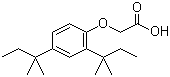 结构式 CAS# 13402-96-5, 2,4-二特戊基苯氧基乙酸