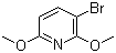 3-Bromo-2,6-dimethoxypyridine molecular structure (CAS 13445-16-4)