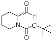 结构式 CAS# 134526-69-5, (R)-2-甲酰基-1-哌啶甲酸叔丁酯