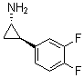 structure of CAS# 1345413-20-8, (1S,2R)-2-(3,4-Difluorophenyl)-cyclopropanamine