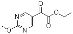 结构式 CAS# 1346597-52-1, 2-甲氧基-alpha-氧代-5-嘧啶乙酸乙酯