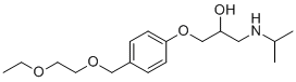 structure of CAS# 1346601-75-9, Bisoprolol EP Impurity N;1-[4-(2-ethoxyethoxymethyl)phenoxy]-3-(propan-2-ylamino)propan-2-ol