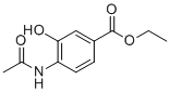 structure of CAS# 1346604-18-9, Oseltamivir EP Impurity D;Ethyl 4-acetamido-3-hydroxybenzoate