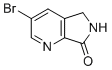structure of CAS# 1346809-61-7, 3-bromo-5H-pyrrolo[3,4-b]pyridin-7(6H)-one