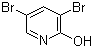structure of CAS# 13472-81-6, 3,5-Dibromo-2-pyridinol;3,5-Dibromo-2-hydroxypyridine