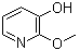 结构式 CAS# 13472-83-8, 2-甲氧基-3-吡啶醇