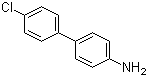 结构式 CAS# 135-68-2, 4'-氯-[1,1'-联苯]-4-胺; 4-氨基-4'-氯联苯