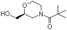 结构式 CAS# 135065-76-8, N-叔丁氧羰基-(S)-2-吗啉甲醇