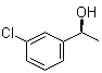 structure of CAS# 135145-34-5, (S)-1-(3-Chlorophenyl)ethanol;(-)-1-(m-Chlorophenyl)ethanol; (S)-1-(m-Chlorophenyl)ethanol; (alphaS)-3-Chloro-alpha-methylbenzenemethanol
