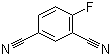 structure of CAS# 13519-90-9, 4-Fluoroisophthalonitrile;4-Fluorobenzene-1,3-dinitrile