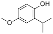 structure of CAS# 13522-86-6, 2-Isopropyl-4-methoxyphenol;4-methoxy-2-propan-2-ylphenol