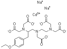 结构式 CAS# 135326-22-6, 钆塞酸二钠