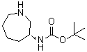 结构式 CAS# 1354351-56-6, N-[(3R)-六氢-1H-氮杂卓-3-基]氨基甲酸叔丁酯