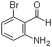 structure of CAS# 135484-74-1, 2-Amino-6-bromobenzaldehyde;3-Bromo-2-formylaniline