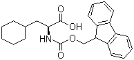 structure of CAS# 135673-97-1, Fmoc-3-cyclohexyl-L-alanine;Fmoc-Cha-OH