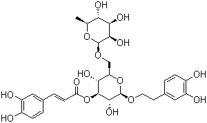 结构式 CAS# 1357910-26-9, 异连翘酯苷 A