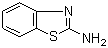 structure of CAS# 136-95-8, 2-Aminobenzothiazole;2-Benzothiazolamine
