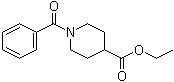 structure of CAS# 136081-74-8, 1-Benzoyl-4-piperidinecarboxylic acid ethyl ester;Ethyl 1-benzoylisonipecotate