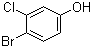 结构式 CAS# 13631-21-5, 4-溴-3-氯苯酚