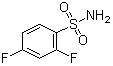 结构式 CAS# 13656-60-5, 2,4-二氟苯磺酰胺