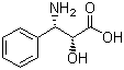 结构式 CAS# 136561-53-0, (2R,3S)-3-苯基异丝氨酸; (2R,3S)-3-氨基-2-羟基-3-苯基丙酸