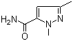 结构式 CAS# 136678-93-8, 1,3-二甲基-1H-吡唑-5-甲酰胺