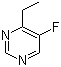 结构式 CAS# 137234-88-9, 4-乙基-5-氟嘧啶