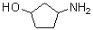 结构式 CAS# 13725-38-7, 3-氨基环戊醇