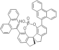 结构式 CAS# 1372719-93-1, (11aR)-10,11,12,13-四氢-5-羟基-3,7-二-9-菲基-二茚并[7,1-de:1',7'-fg][1,3,2]二氧磷杂八环-5-氧化物