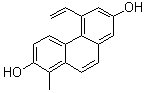 结构式 CAS# 137319-34-7, 5-乙烯基-1-甲基-2,7-菲二醇