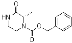 结构式 CAS# 1373232-22-4, (2S)-2-甲基-3-氧代-1-哌嗪羧酸苯甲酯
