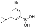 结构式 CAS# 1373881-94-7, 3-溴-5-叔-丁基苯基硼酸