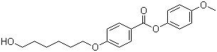 结构式 CAS# 137407-31-9, 4-(6-羟基己氧基)苯甲酸 4-甲氧基苯酯