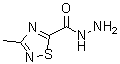 structure of CAS# 1375066-73-1, 3-Methyl-1,2,4-thiadiazole-5-carbohydrazide
