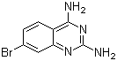 structure of CAS# 137553-43-6, 7-Bromo-2,4-diaminoquinazoline;7-Bromoquinazoline-2,4-diamine