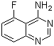 structure of CAS# 137553-48-1, 4-Amino-5-fluoroquinazoline;5-Fluoroquinazolin-4-amine