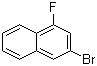 结构式 CAS# 13772-59-3, 3-溴-1-氟萘