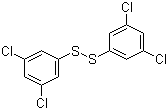 structure of CAS# 137897-99-5, 3,3',5,5'-Tetrachlorodiphenyl disulfide;Bis(3,5-dichlorophenyl) disulfide