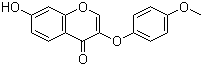 structure of CAS# 137987-99-6, 7-Hydroxy-3-(4-methoxyphenoxy)chromen-4-one