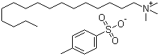 structure of CAS# 138-32-9, Cetrimonium tosylate;Hexadecyltrimethylammonium p-toluenesulfonate