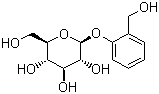 structure of CAS# 138-52-3, D(-)-Salicin;2-(Hydroxymethyl)phenyl-beta-D-glucopyranoside