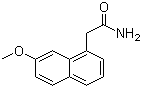 structure of CAS# 138113-07-2, 7-Methoxy-1-naphthaleneacetamide;(7-Methoxy-1-naphthyl)acetamide