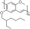 结构式 CAS# 138184-36-8, 聚[2-甲氧基-5-(2-乙基己氧基)-1,4-苯撑乙烯撑]