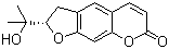 structure of CAS# 13849-08-6, Marmesin;(+)-Marmesin; (S)-Marmesin; (S)-2,3-Dihydro-2-(1-hydroxy-1-methylethyl)-7H-furo[3,2-g][1]benzopyran-7-one