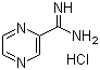 结构式 CAS# 138588-41-7, 2-吡嗪脒盐酸盐; 吡嗪-2-甲脒盐酸盐